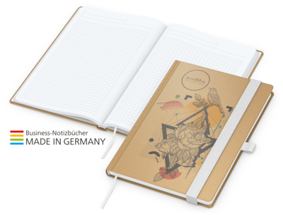 Match-Book White Bestseller Natura braun A5, weiß