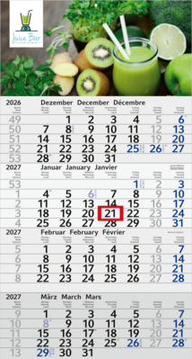 Budget 4 green+blue, blau