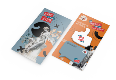 Note-Card Form Bestseller, Hand/Daumen – Sprechbla