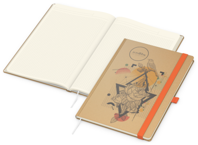 Match-Book Creme Bestseller Natura braun A4, orang