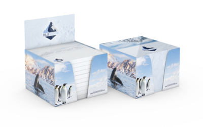 Pop-Up-Box, 72 × 72 mm, 500 Blatt, Individuell