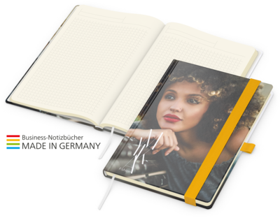 Match-Book Creme bestseller Cover-Star A5, gelb