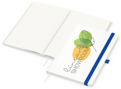 Match-Book green+blue, A4, Punktraster, Cover-Star