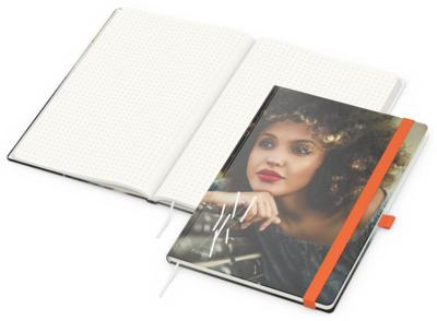 Match-Book green+blue, A4, Punktraster, Natura Rec