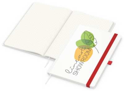 Match-Book green+blue, A4, Punktraster, Cover-Star