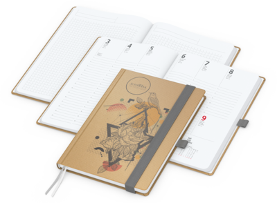 Match-Hybrid White Bestseller, A5, Natura braun-in