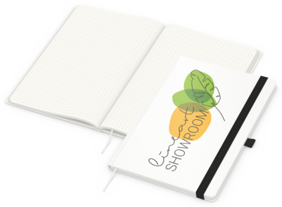 Match-Book green+blue, A4, Punktraster, Cover-Star