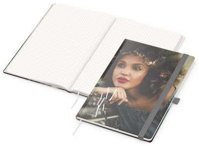 Match-Book green+blue, A4, Punktraster, Natura Rec