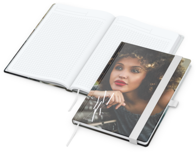 Match-Book White Bestseller Cover-Star matt A5, we