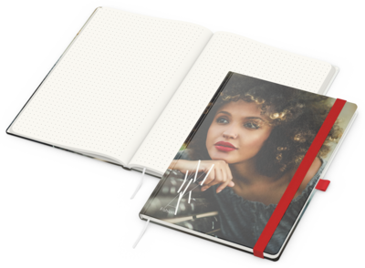 Match-Book green+blue, A4, Punktraster, Natura Rec