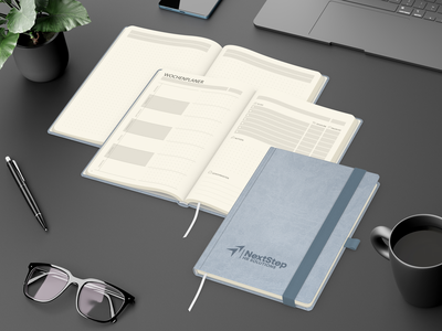 orgaLine Mainbook Bestseller, Creme, petrolblau