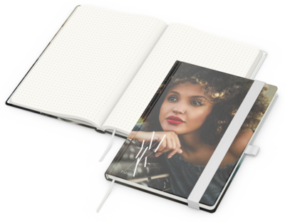 Match-Book green+blue, A5, Punktraster, Natura Rec