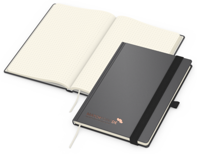 Vision-Book Bestseller, A5, Punktraster, Creme, an