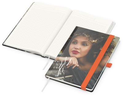Match-Book White green+blue Natura Recycling A5, o
