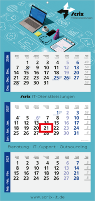 Maxi Light 3, Deutsch Design hellgrau/blau