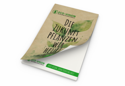 Schreibblock Cover green+blue, A5, 50 Blatt