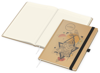 Match-Book Creme Bestseller Natura braun A4, schwa