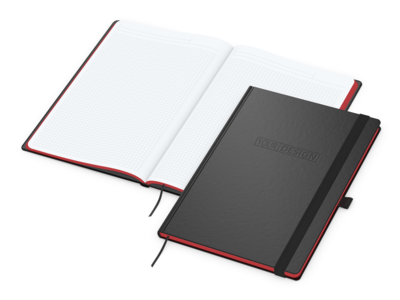 Color-Book Bestseller inkl. Blindprägung, A4, rot