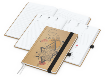 Match-Hybrid White Bestseller, A5, Natura braun-in