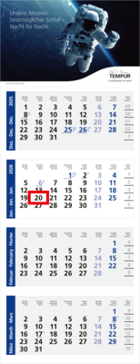 Forum Light 4, Deutsch Design blau