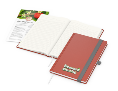 Organic-Book green+blue inkl. Siebdruck-Digital, r