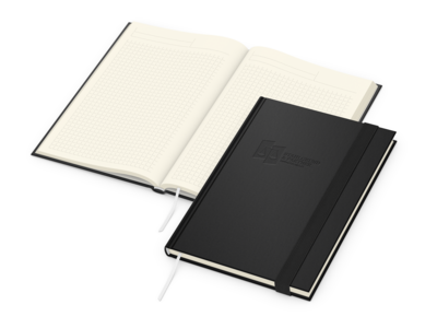 Visco-Book A5 Bestseller, Winkelkaro, Creme, schwa