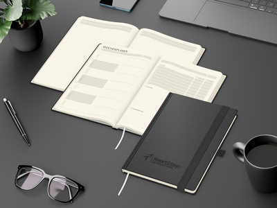 orgaLine Mainbook Bestseller, Creme, tiefschwarz