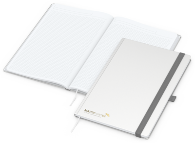 Vision-Book Bestseller, A4, Winkelkaro, White, wei