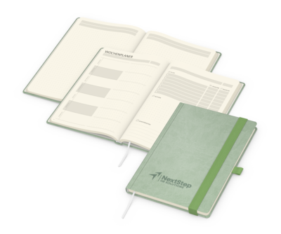 orgaLine Mainbook Bestseller, Creme, grün