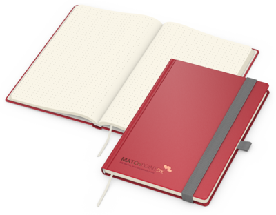 Vision-Book Bestseller, A5, Punktraster, Creme, ro
