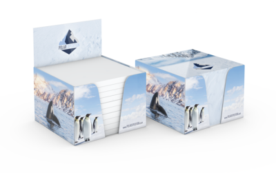 Pop-Up-Box, 100 × 72 mm, 500 Blatt, White