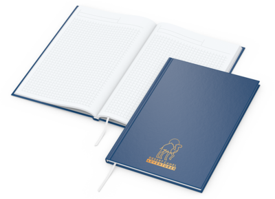 Memo-Book x.press inkl. Siebdruck-Digital, A5, dun