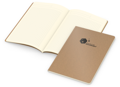 Copy-Book Creme Bestseller inkl. Prägung A5, braun
