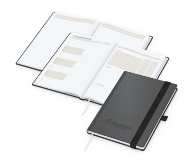 orgaLine Mainbook Bestseller, White, anthrazit