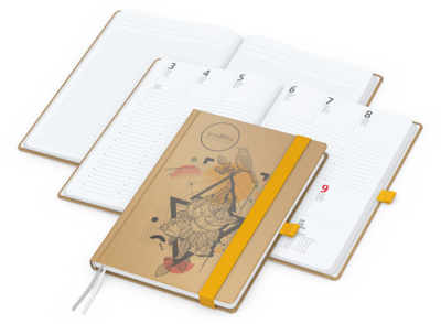 Match-Hybrid White Bestseller, A5, Natura braun-in