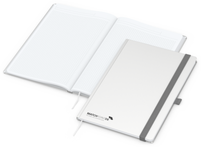 Vision-Book Bestseller, A4, Winkelkaro, White, wei