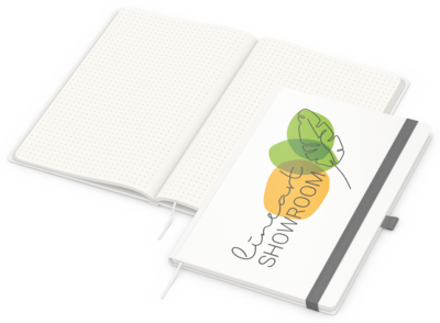 Match-Book green+blue, A4, Punktraster, Cover-Star