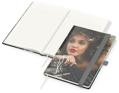 Match-Book White green+blue Natura Recycling A5, s