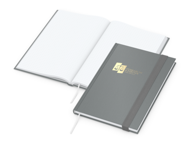 Visco-Book A5 Bestseller, Punktraster, White, hell
