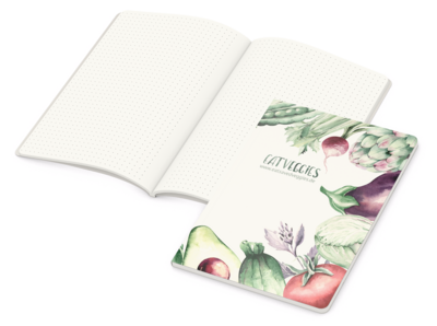 Copy-Book White green+blue inkl. 4C-Quality, A5, P