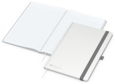 Vision-Book Bestseller, A4, Winkelkaro, White, wei