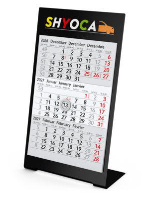 Desktop 3 Color Bestseller, 2 Jahre, schwarz