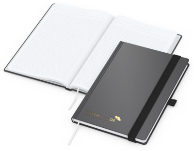 Vision-Book Bestseller, A5, Winkelkaro, White, ant