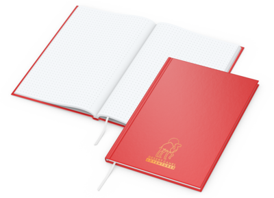Memo-Book Bestseller inkl. Siebdruck-Digital, A5, 