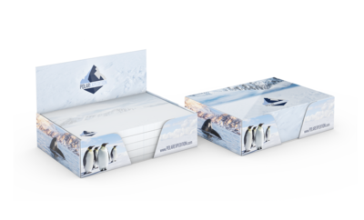 Pop-Up-Box, 100 × 72 mm, 250 Blatt, Individuell