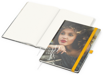 Match-Book green+blue, A4, Punktraster, Natura Rec