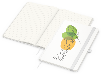 Match-Book green+blue, A4, Punktraster, Cover-Star