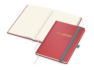 Vision-Book Bestseller, A5, Punktraster, Creme, ro