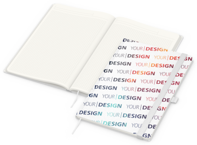 Match-Book green+blue, A4, Winkelkaro, Natura Recy