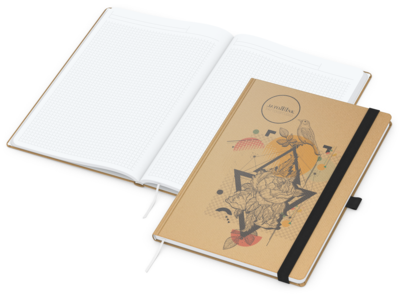 Match-Book White Bestseller Natura braun A4, schwa